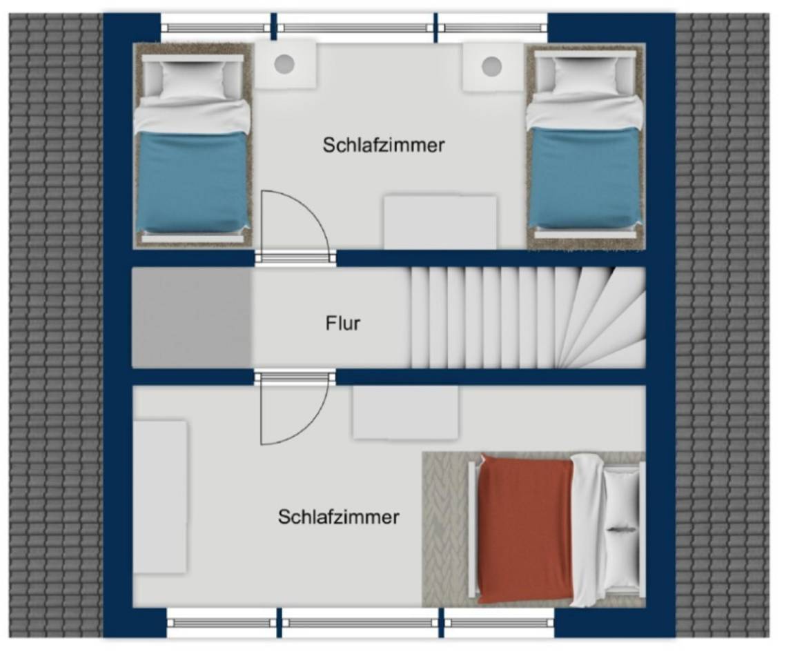 65 m² Ferienhaus ∙ 2 Schlafzimmer ∙ 4 Gäste – Bild 17