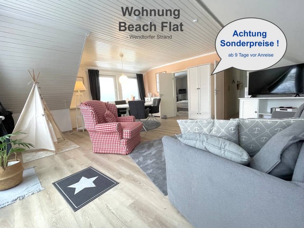 60 m² Ferienwohnung ∙ 1 Schlafzimmer ∙ 4 Gäste – Bild 23
