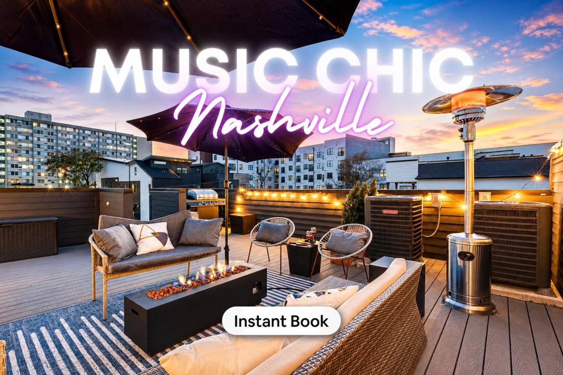 Apartamento ∙ 3 Habitaciones ∙ 10 Huéspedes - Nashville, TN