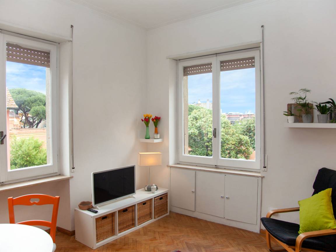 92 M² Apartamento ∙ 3 Habitaciones ∙ 7 Huéspedes - Roma