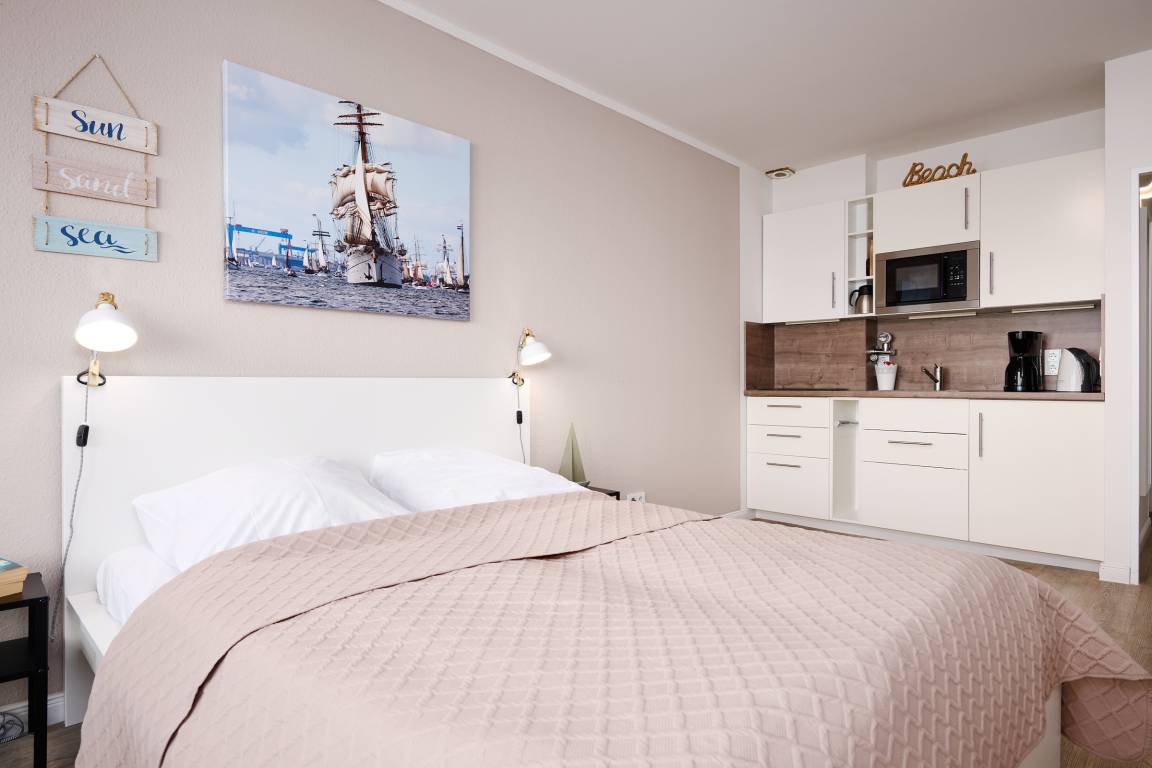 30 m² Ferienwohnung ∙ 1 Schlafzimmer ∙ 2 Gäste – Bild 5