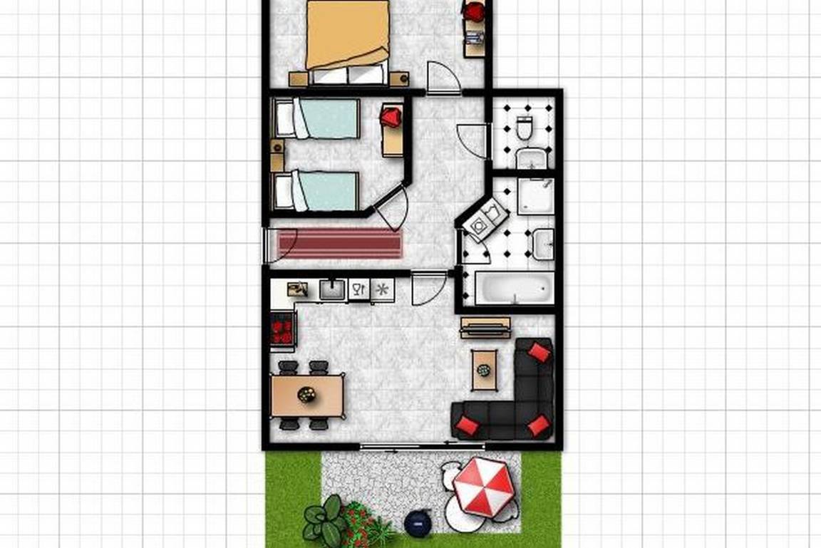 75 m² Ferienwohnung ∙ 2 Schlafzimmer ∙ 5 Gäste – Bild 16