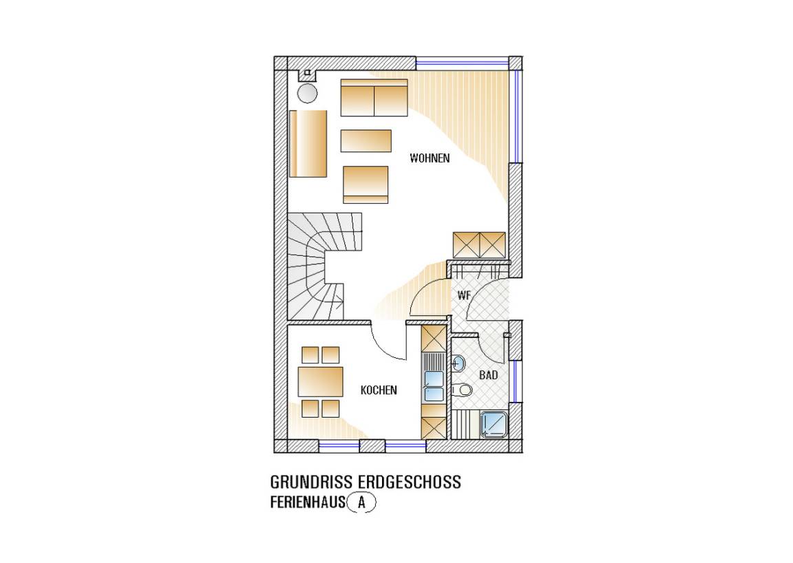 82 m² Ferienhaus ∙ 3 Schlafzimmer ∙ 7 Gäste – Bild 15
