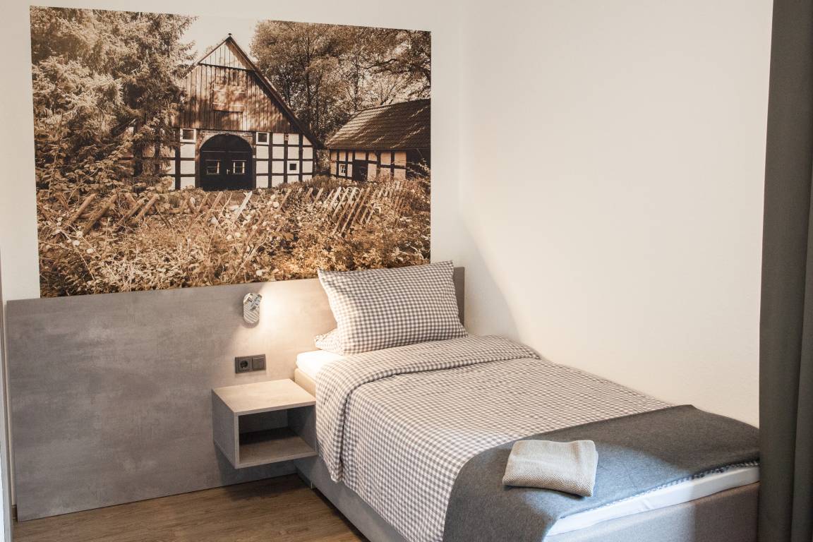 19 m&sup2; Privatzimmer 1 Schlafzimmer 1 Gast