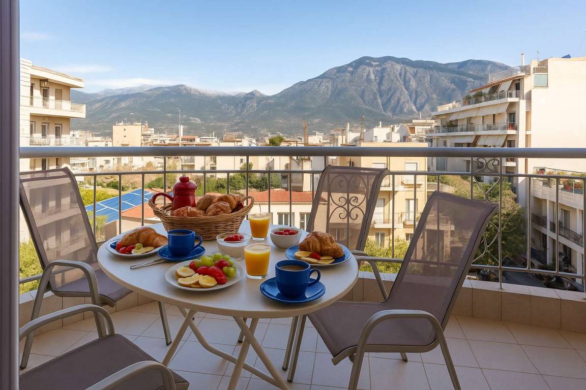 39 M² Ferienwohnung ∙ 1 Schlafzimmer ∙ 4 Gäste - Kalamata