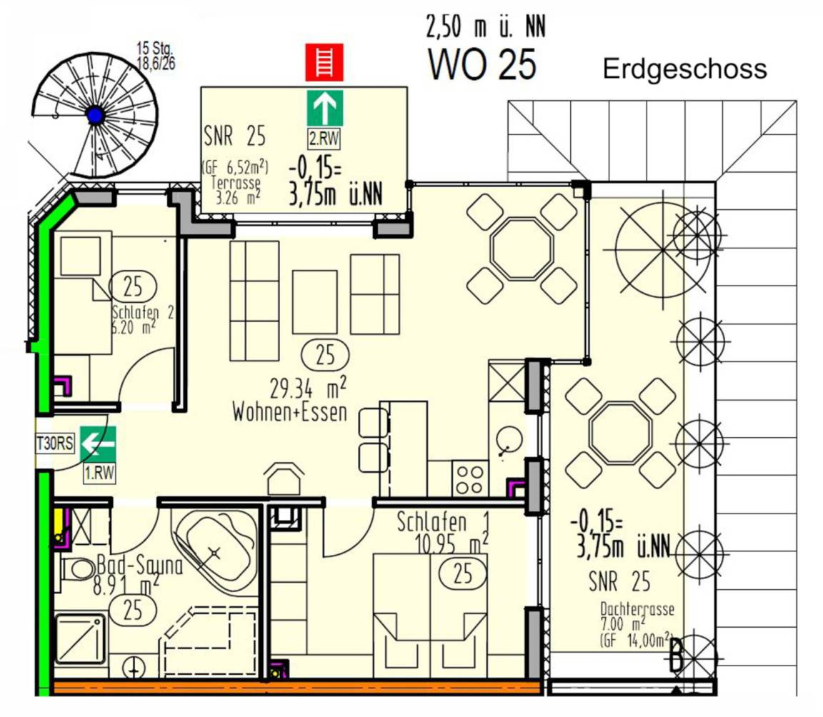 63 m² Ferienwohnung ∙ 2 Schlafzimmer ∙ 6 Gäste – Bild 25
