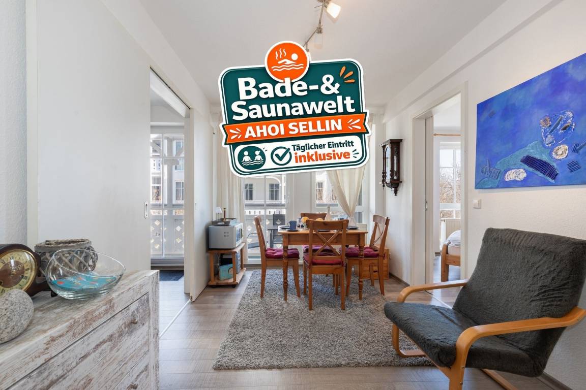 52 m&sup2; Ferienwohnung 1 Schlafzimmer 2 G&auml;ste