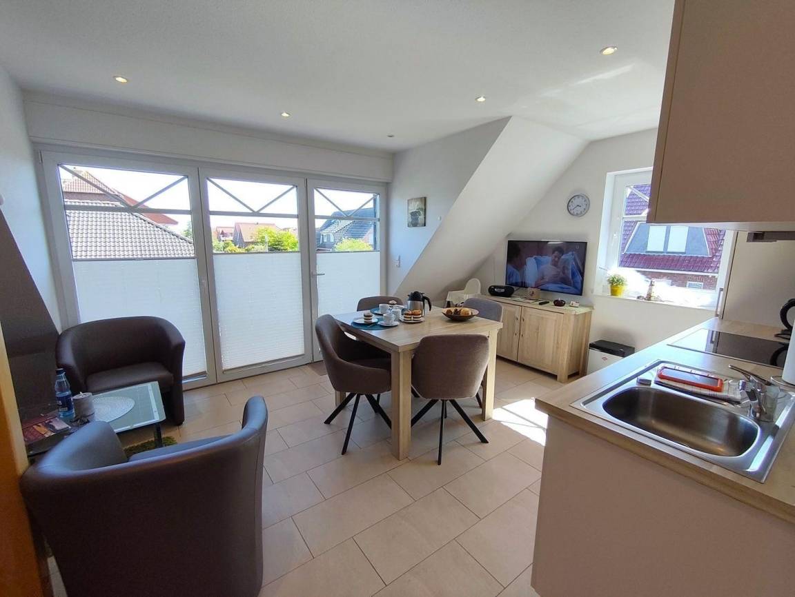 60 m&sup2; Ferienwohnung 2 Schlafzimmer 4 G&auml;ste