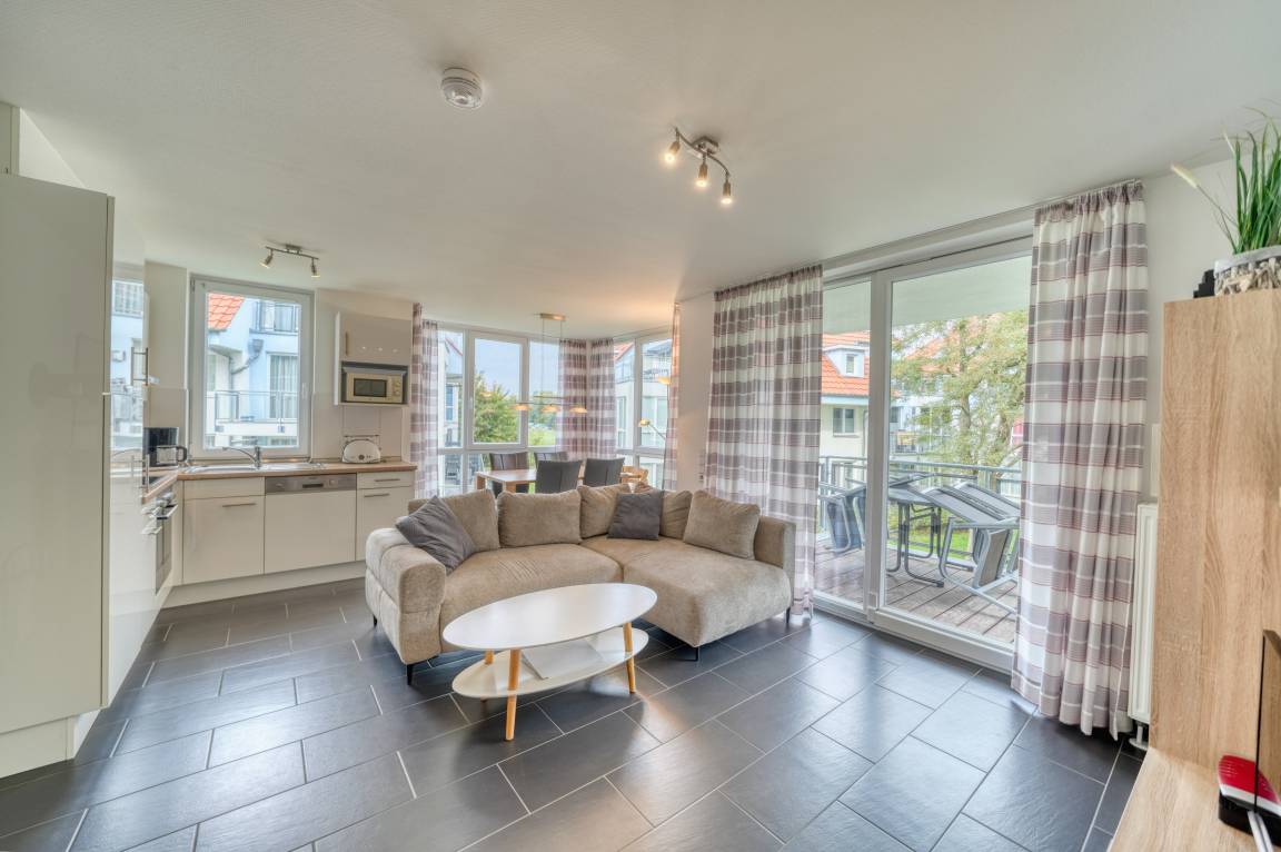 57 m&sup2; Ferienwohnung 2 Schlafzimmer 4 G&auml;ste