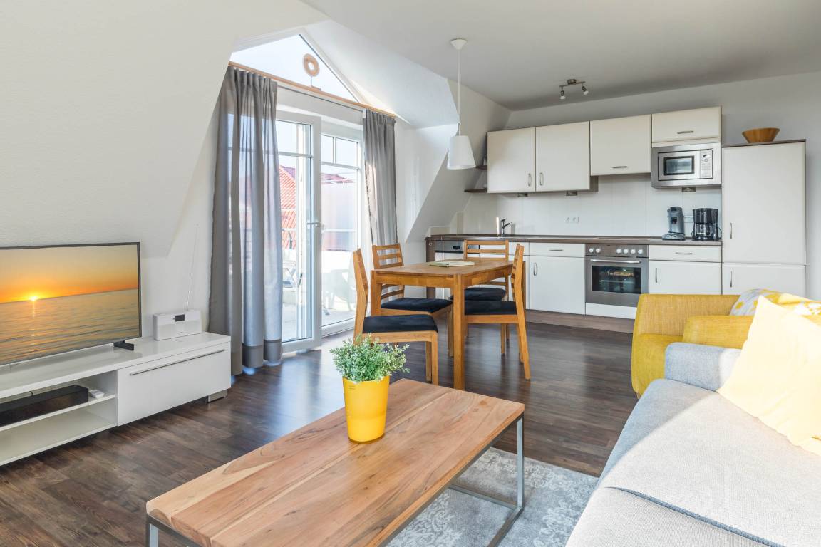 55 m² Ferienwohnung ∙ 1 Schlafzimmer ∙ 2 Gäste – Bild 3