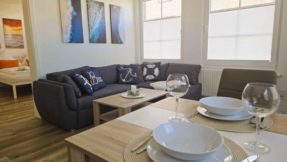 Ferienwohnung ∙ 1 Schlafzimmer ∙ 4 Gäste - Norderney