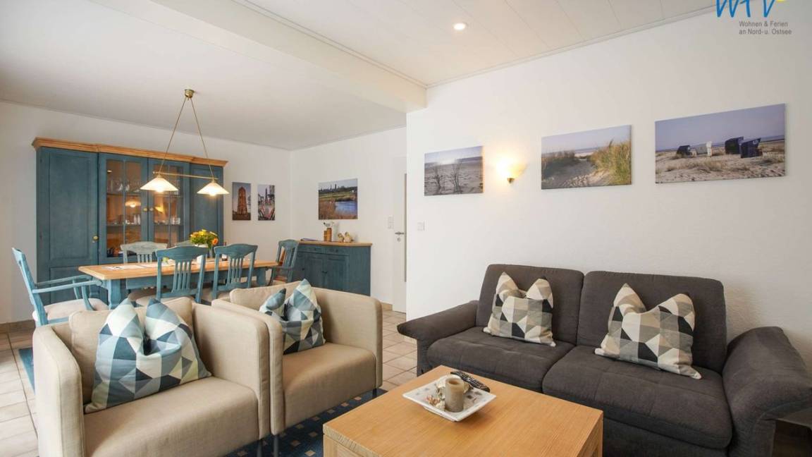 75 M² Ferienhaus ∙ 2 Schlafzimmer ∙ 5 Gäste - Borkum
