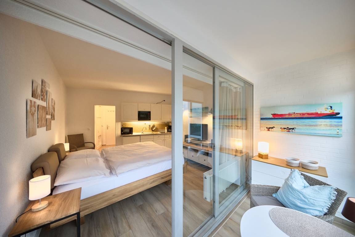 28 m² Ferienwohnung ∙ 1 Schlafzimmer ∙ 2 Gäste – Bild 4