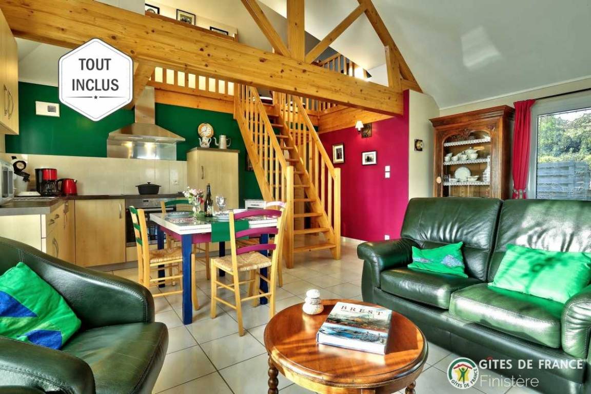62 m&sup2; G&icirc;te 1 Schlafzimmer 2 G&auml;ste