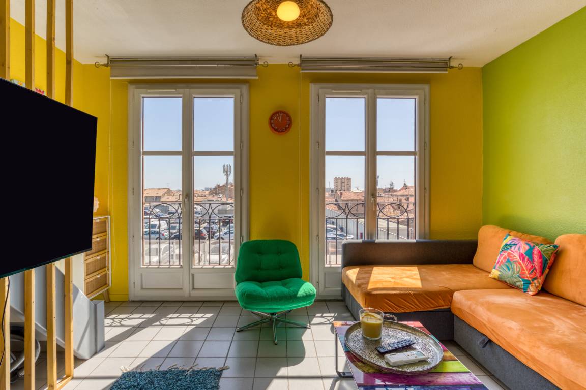30 M² Apartament ∙ 1 Sypialnia ∙ 4 Gości - Sète