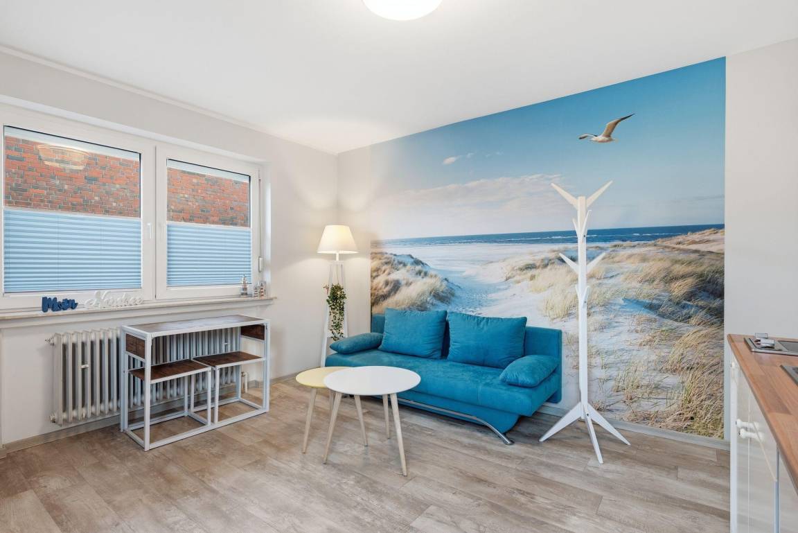 30 M² Ferienwohnung ∙ 1 Schlafzimmer ∙ 2 Gäste - Norden