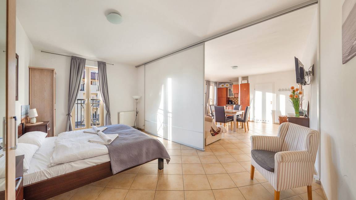 40 m² Ferienwohnung ∙ 1 Schlafzimmer ∙ 4 Gäste – Bild 2