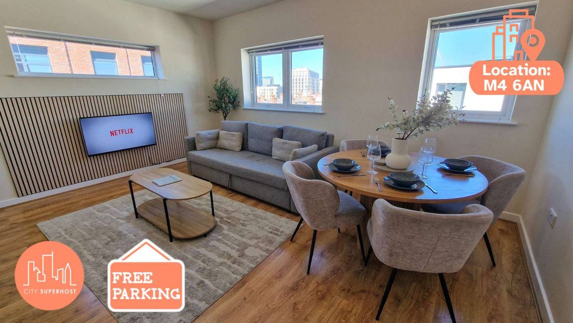 Ferienwohnung ∙ 2 Schlafzimmer ∙ 6 Gäste - Manchester