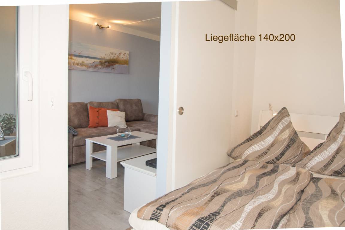 40 m² Ferienwohnung ∙ 1 Schlafzimmer ∙ 4 Gäste – Bild 3