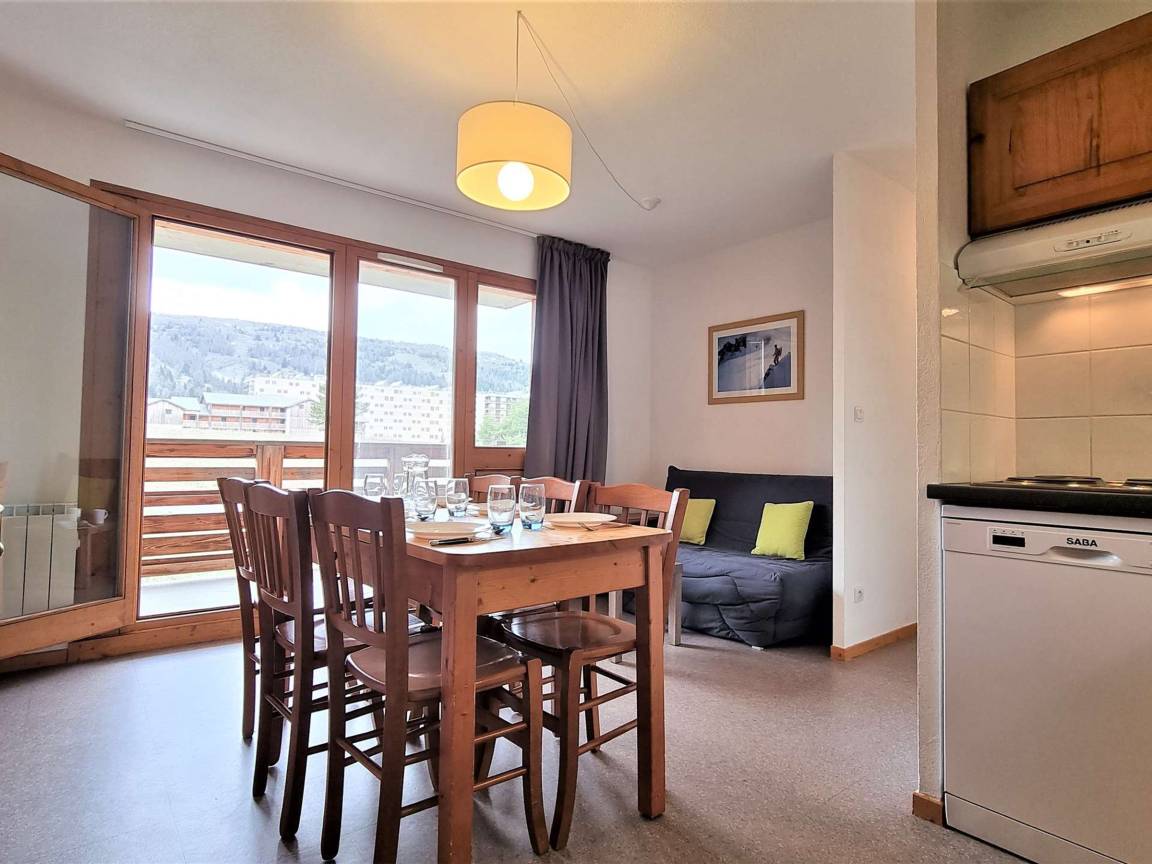 30 M² Appartement ∙ 1 Chambre ∙ 6 Personnes - Super Dévoluy