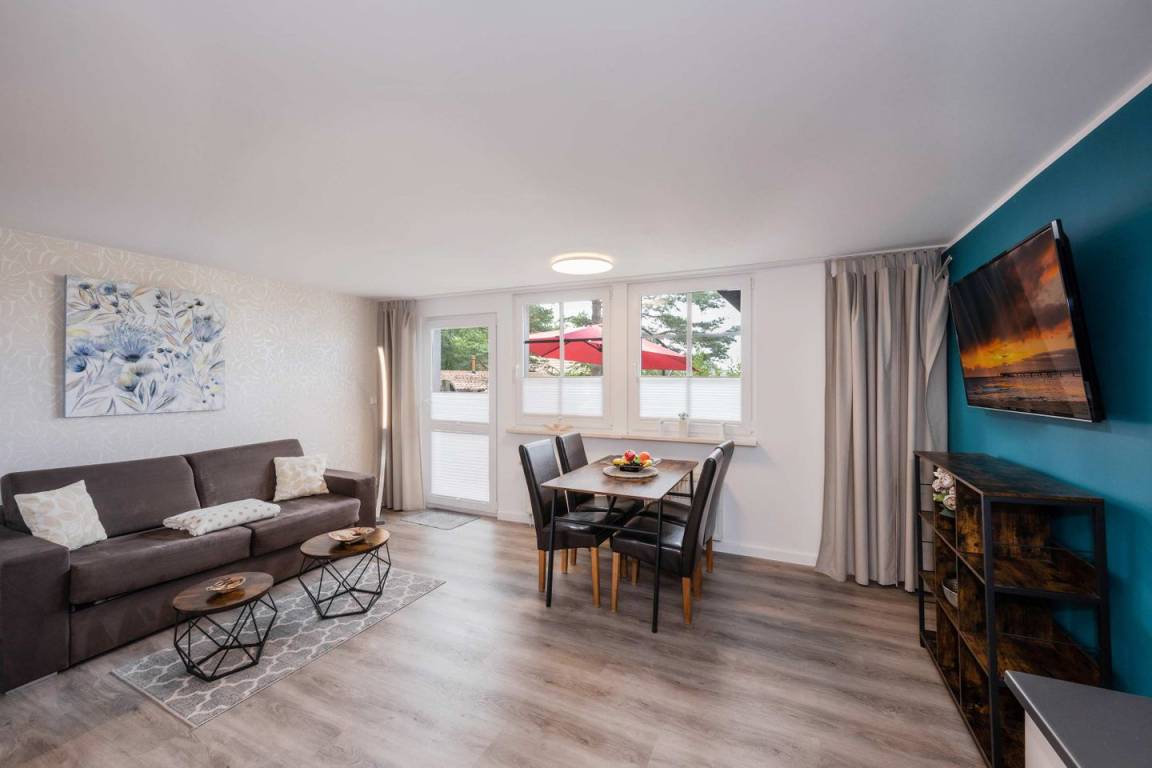 45 M² Appartement ∙ 1 Slaapkamer ∙ 2 Gasten - Korswandt
