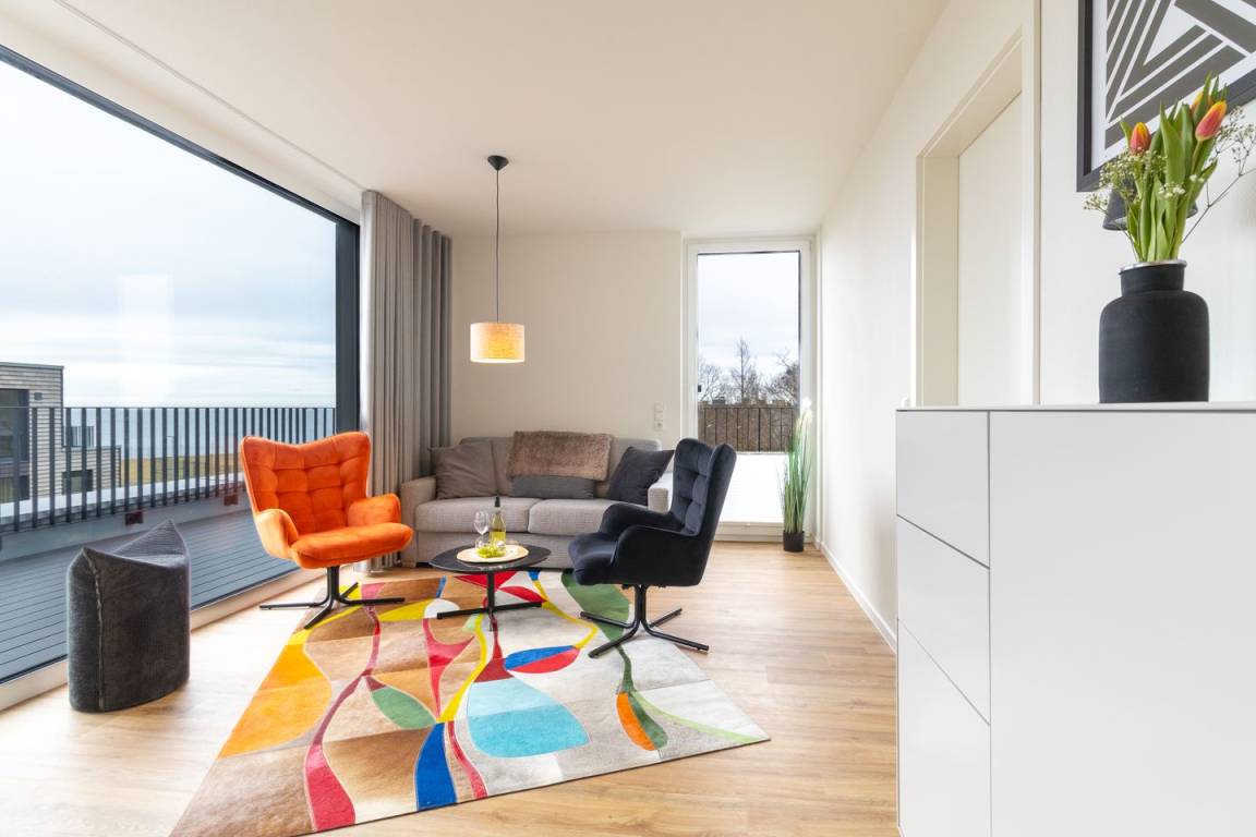 69 M² Ferienwohnung ∙ 1 Schlafzimmer ∙ 3 Gäste - Fehmarn