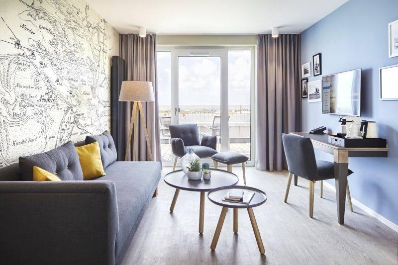52 M² Ferienwohnung ∙ 1 Schlafzimmer ∙ 2 Gäste - Büsum
