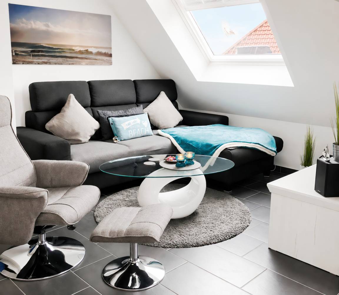 55 m&sup2; Ferienwohnung 2 Schlafzimmer 4 G&auml;ste