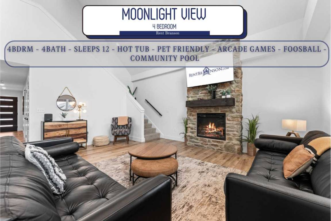 House ∙ 4 Bedrooms ∙ 12 Guests - Branson, MO