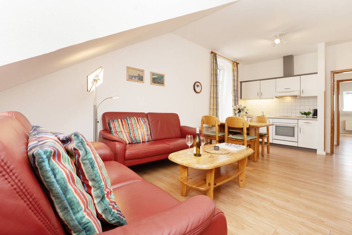 60 m&sup2; Ferienwohnung 2 Schlafzimmer 5 G&auml;ste