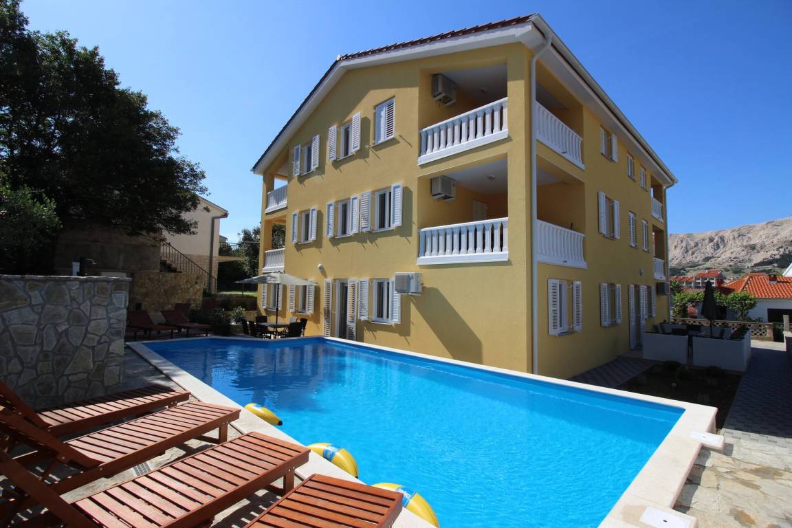 46 M² Ferienwohnung ∙ 1 Schlafzimmer ∙ 3 Gäste - Baška