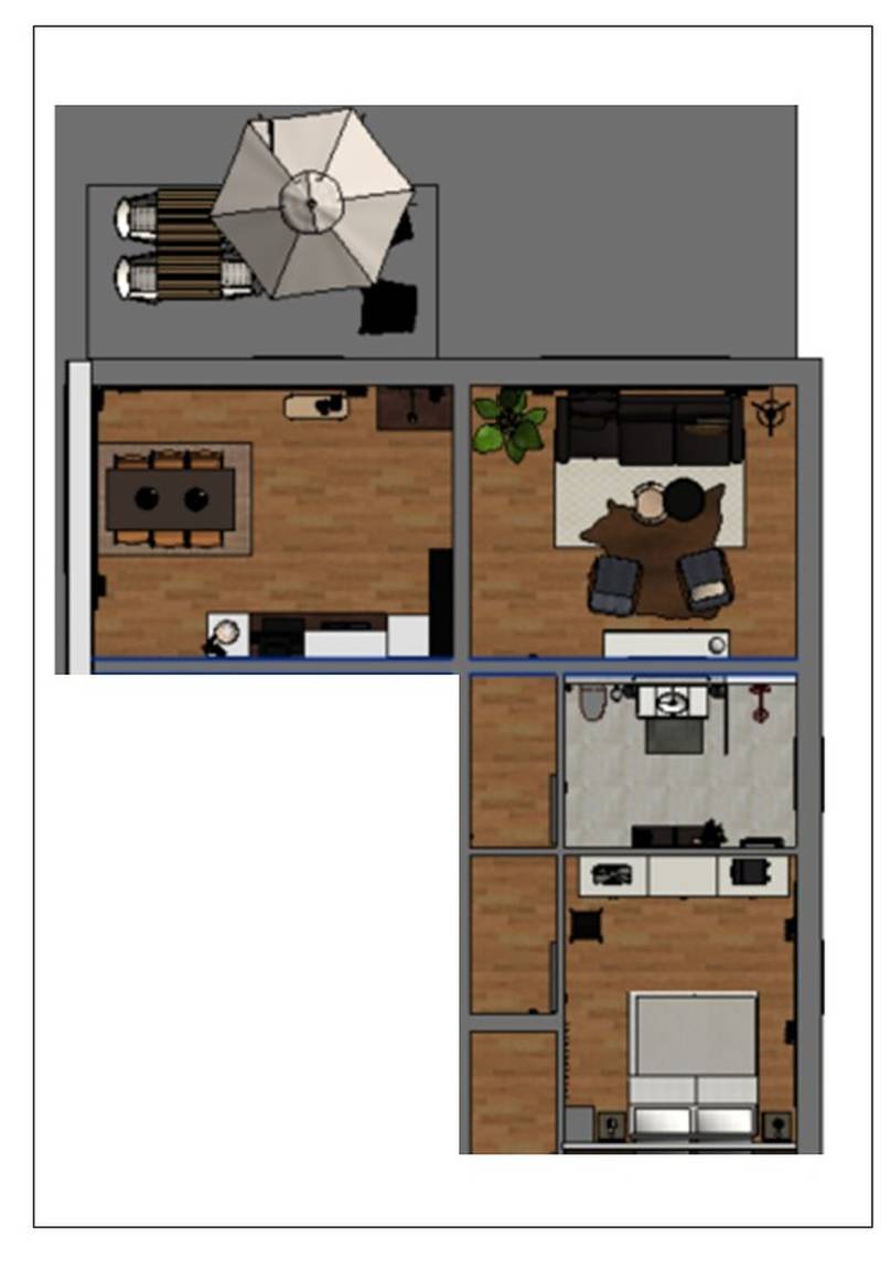 64 m² Ferienwohnung ∙ 1 Schlafzimmer ∙ 2 Gäste – Bild 24