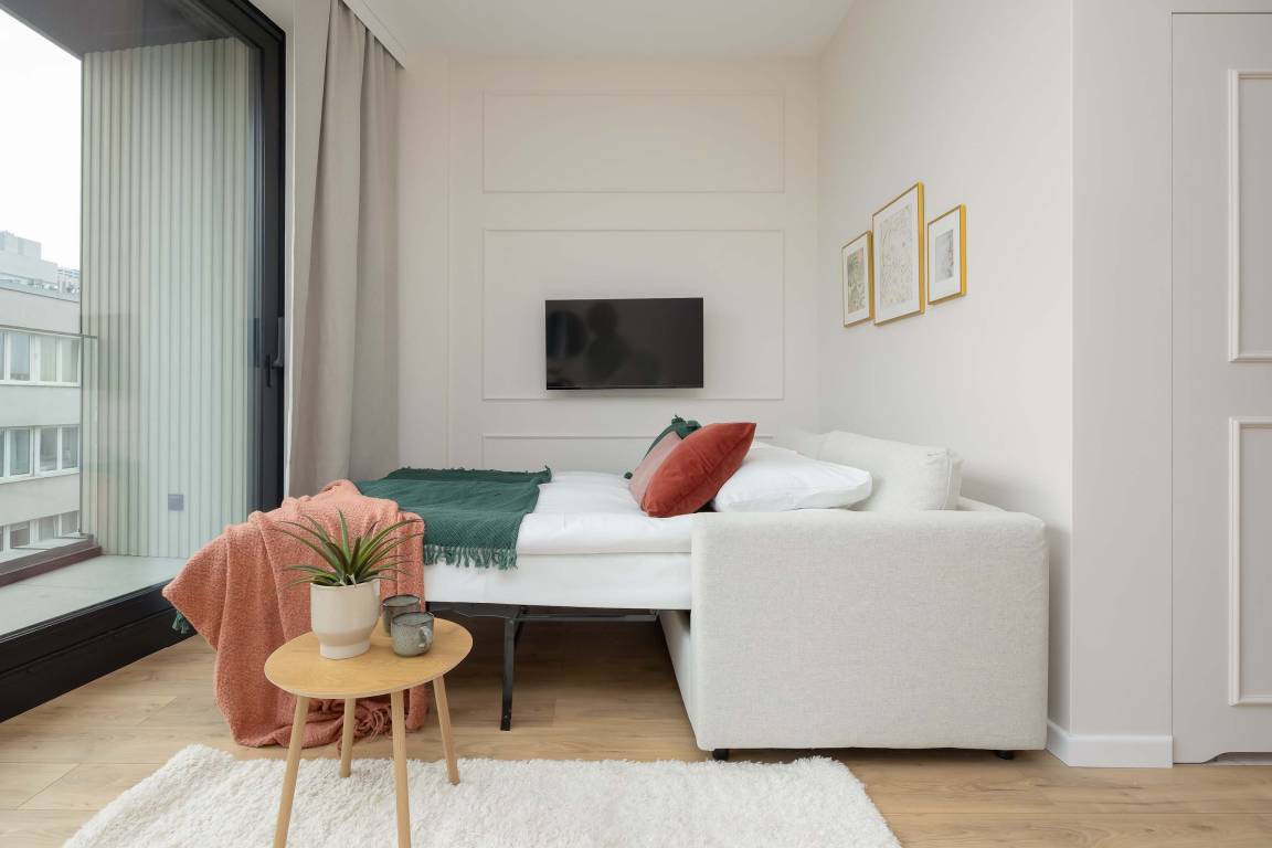 30 M² Apartamento ∙ 2 Huéspedes - Warsaw
