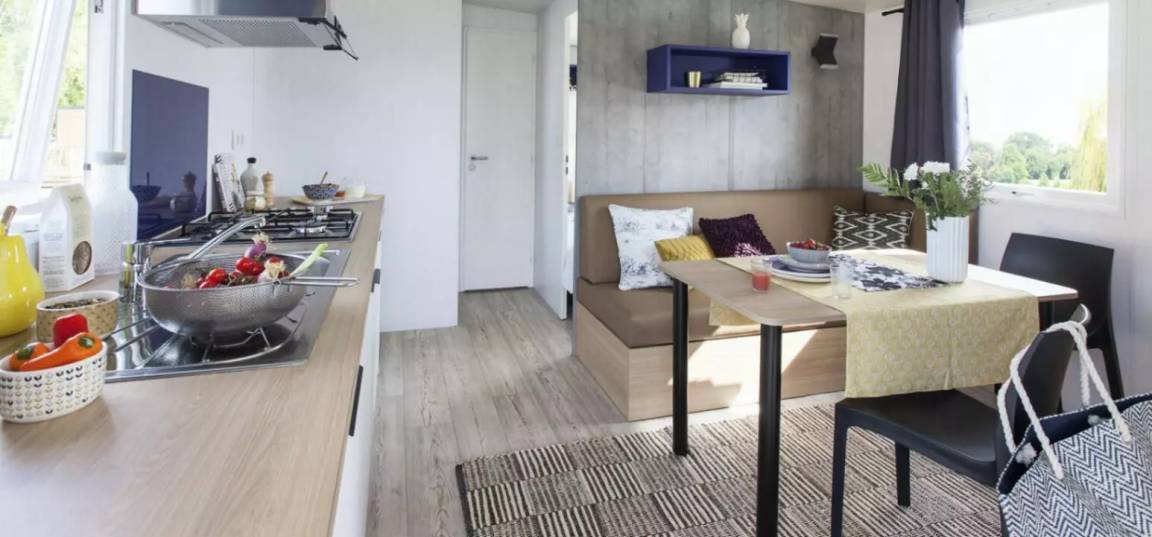 27 M² Mobilheim ∙ 2 Schlafzimmer ∙ 4 Gäste - La Turballe