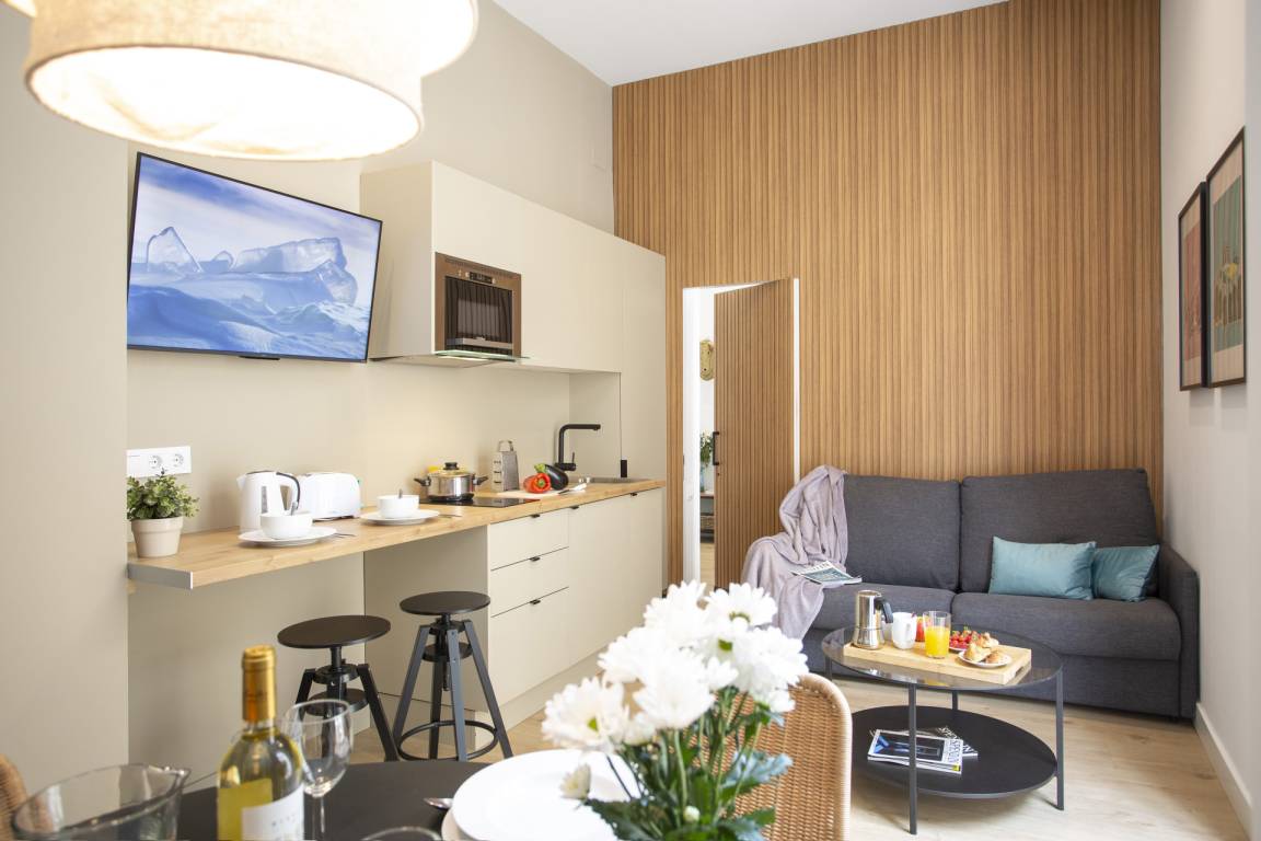 45 M² Apartamento ∙ 1 Habitación ∙ 4 Huéspedes - Valencia