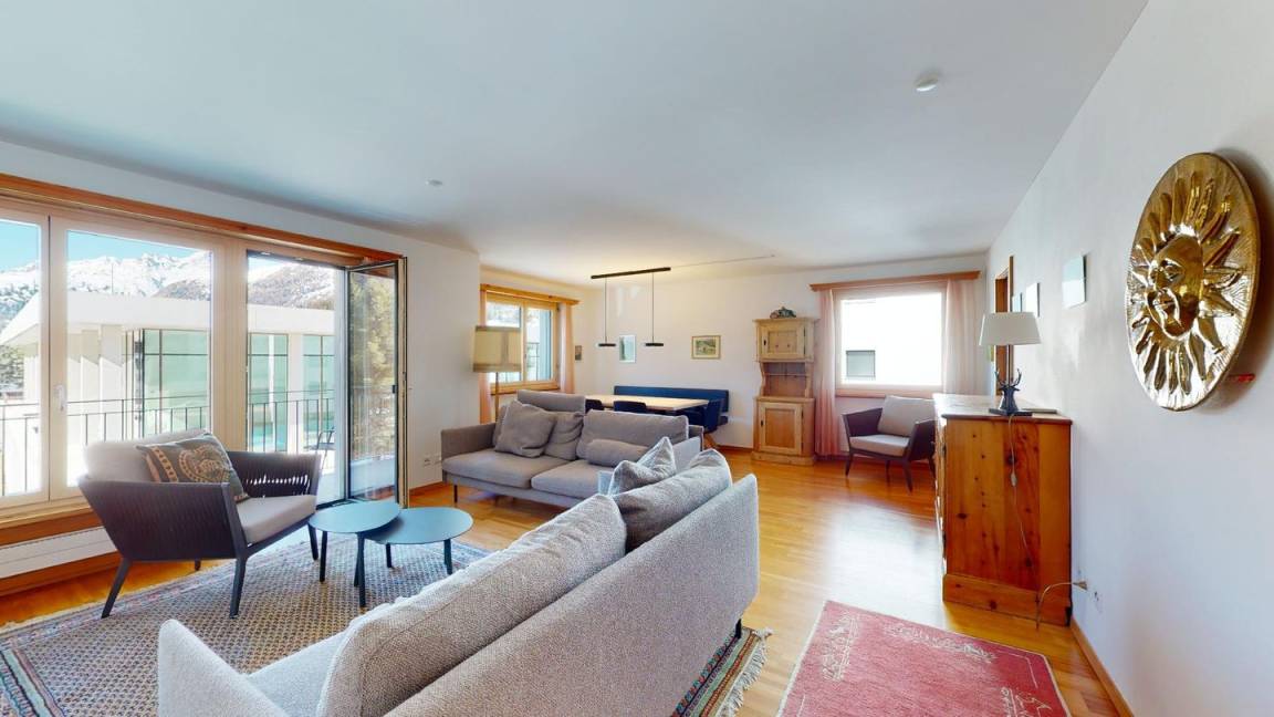 100 M² Appartement ∙ 3 Chambres ∙ 5 Personnes - Saint-Moritz