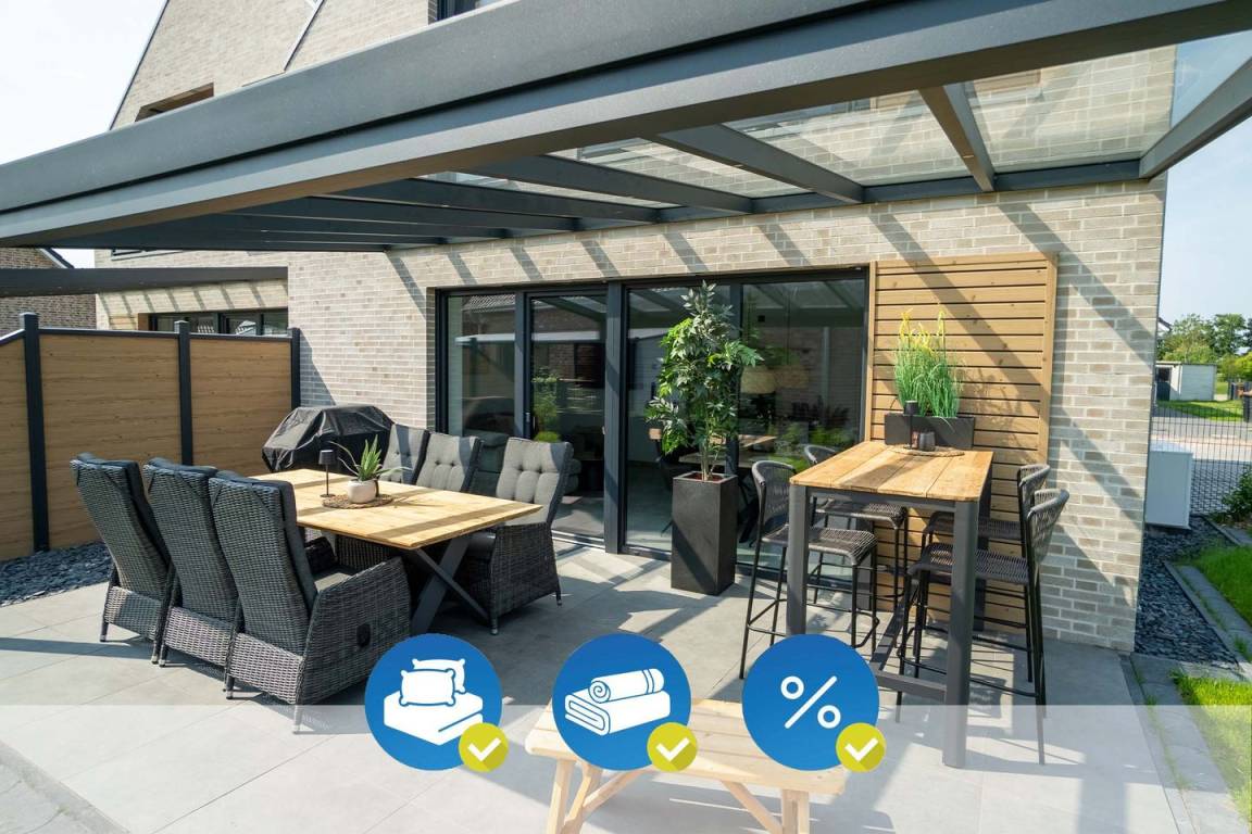 115 M² Ferienhaus ∙ 3 Schlafzimmer ∙ 6 Gäste - Jever