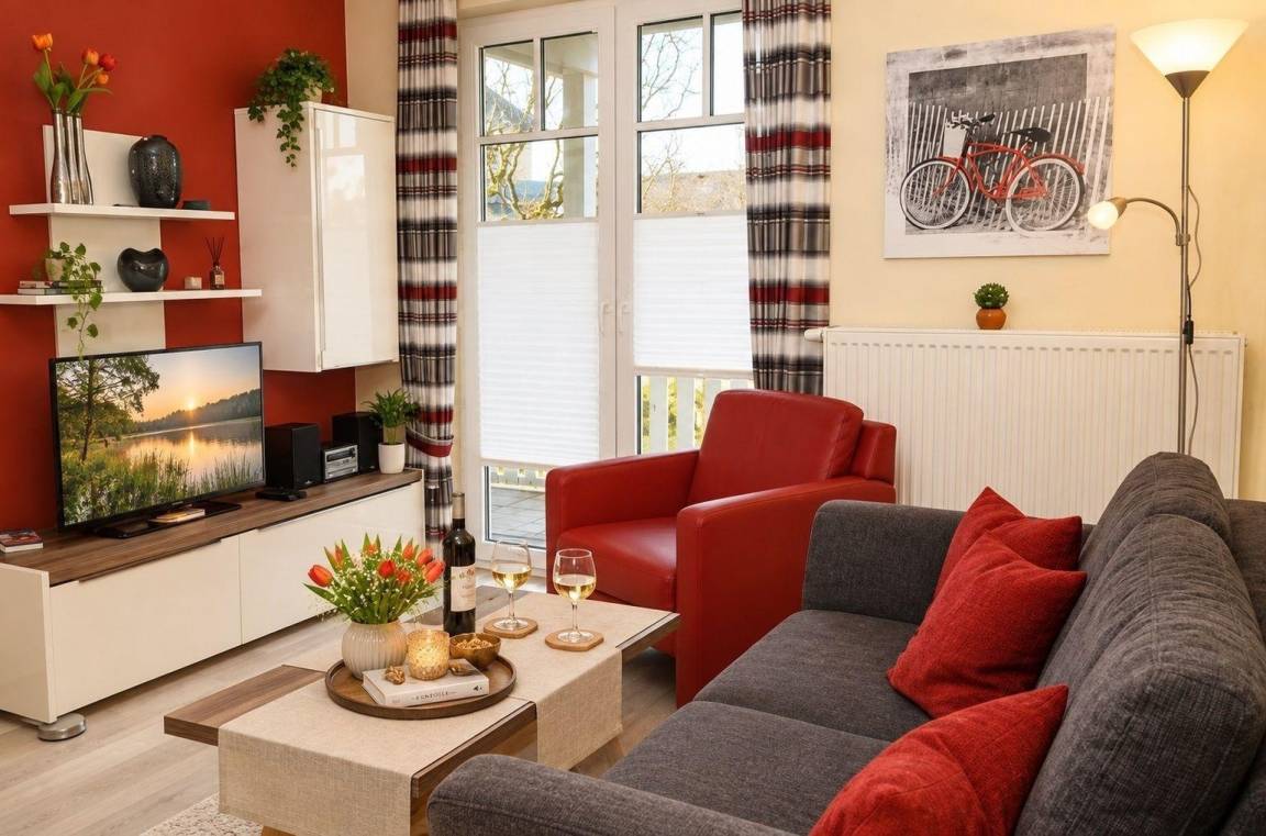37 m&sup2; Ferienwohnung 1 Schlafzimmer 3 G&auml;ste