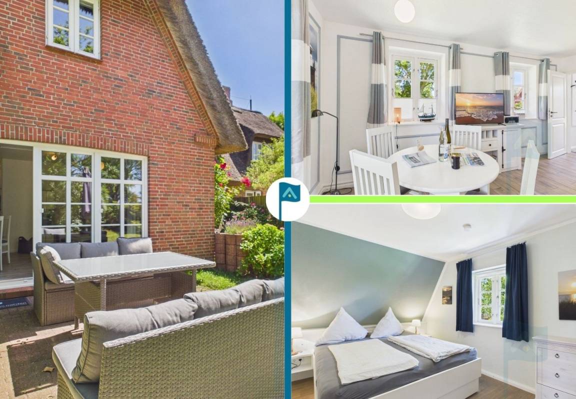 62 M² Ferienwohnung ∙ 2 Schlafzimmer ∙ 4 Gäste - Nieblum
