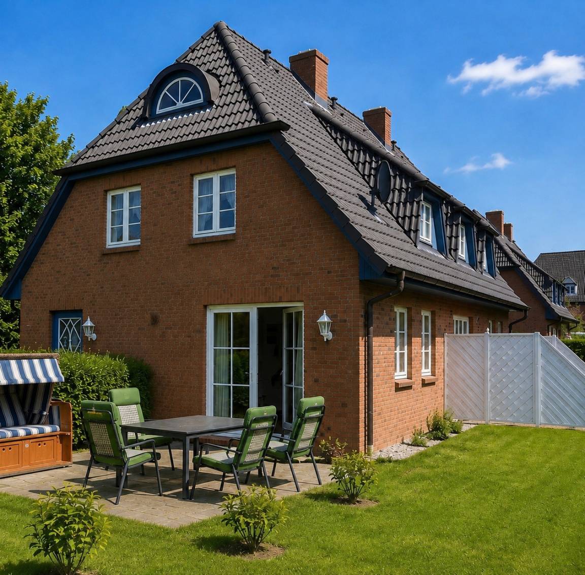 90 m&sup2; Ferienhaus 3 Schlafzimmer 5 G&auml;ste