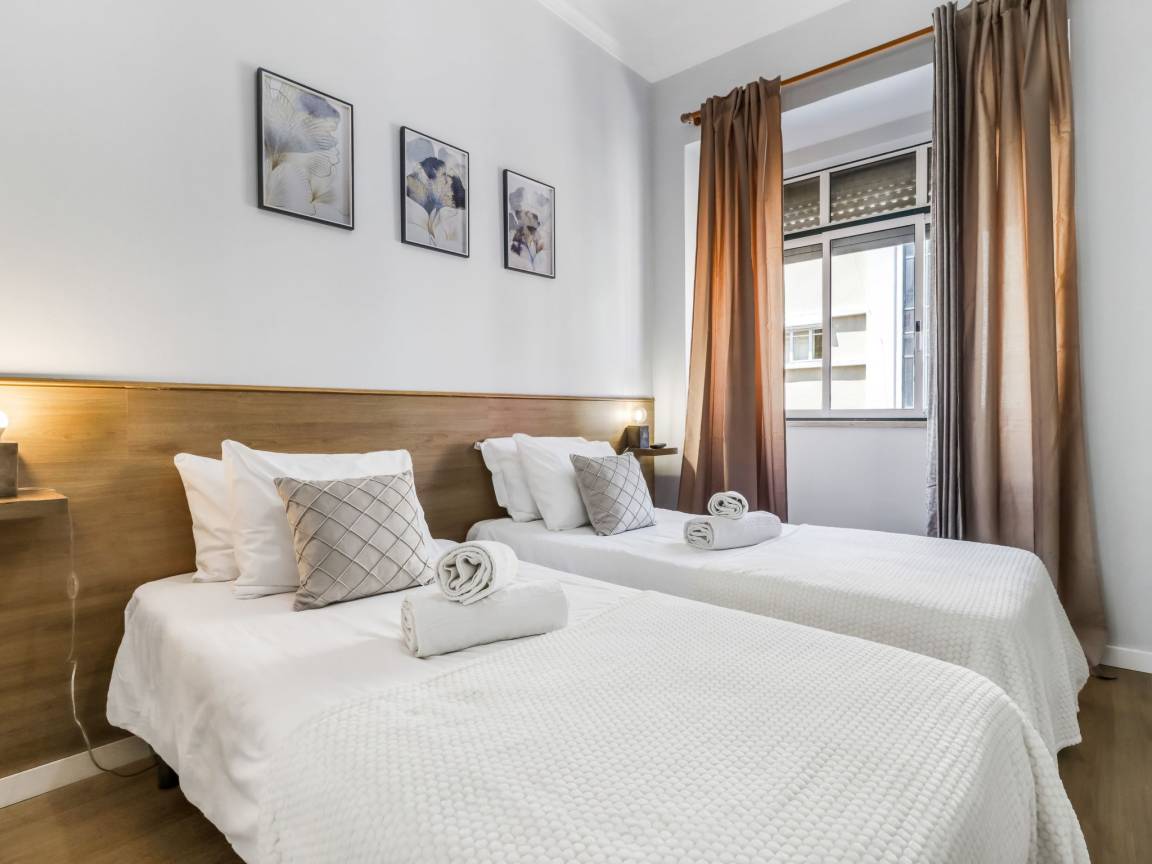 60 M² Apartamento ∙ 2 Quartos ∙ 5 Hóspedes - Bobadela