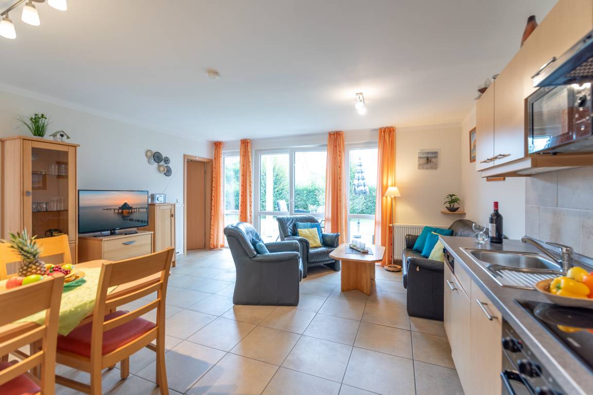 54 m² Ferienwohnung ∙ 2 Schlafzimmer ∙ 4 Gäste – Bild 3