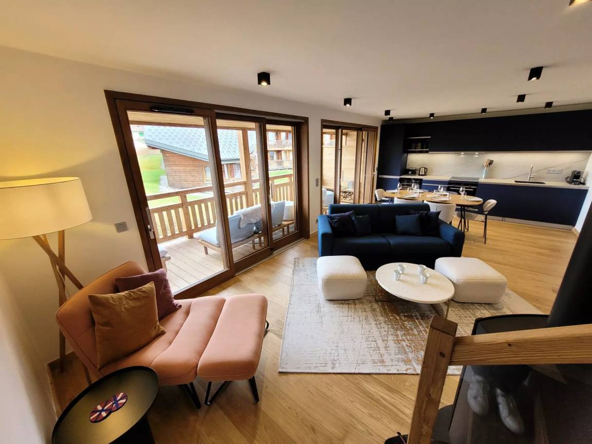 100 M² Ferienwohnung ∙ 3 Schlafzimmer ∙ 6 Gäste - Les Gets