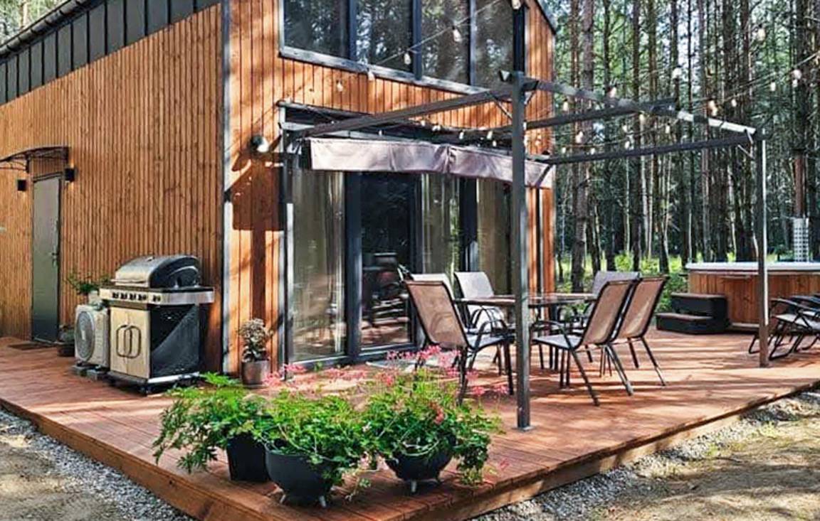 50 M² Huis ∙ 2 Slaapkamers ∙ 4 Gasten - Mazury