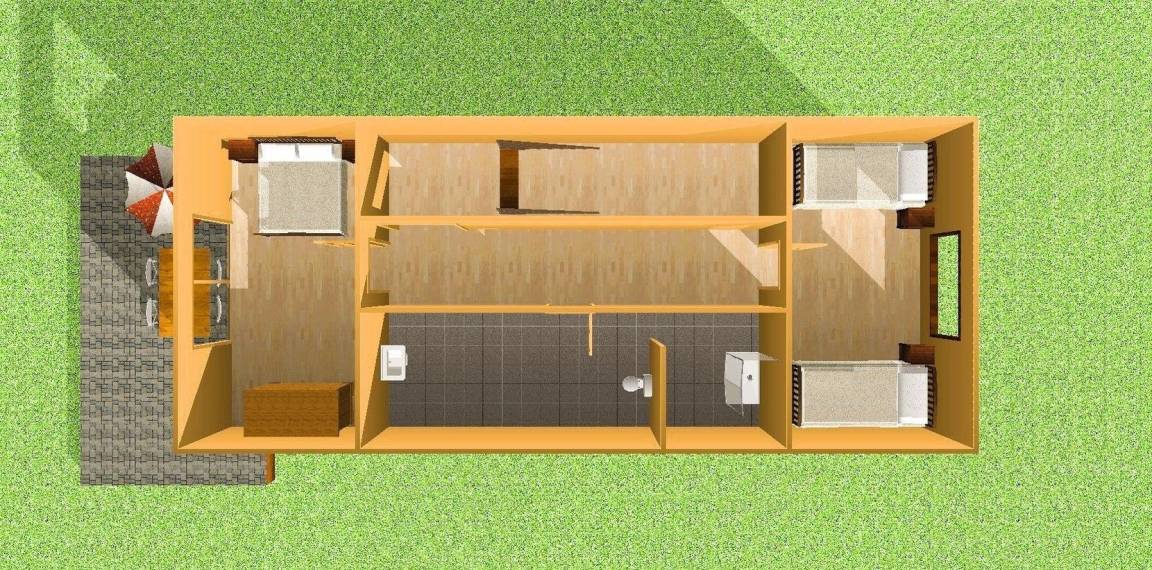 72 m² Ferienhaus ∙ 2 Schlafzimmer ∙ 4 Gäste – Bild 24