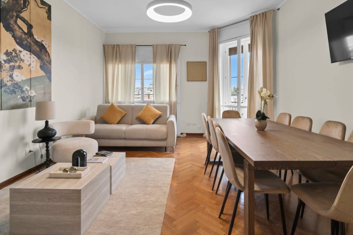 170 M² Apartament ∙ 4 Sypialnie ∙ 12 Gości - Mediolan