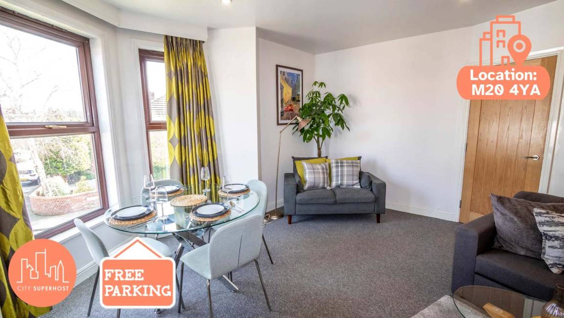 Apartment ∙ 2 Bedrooms ∙ 6 Guests - Manchester Airport (MAN)