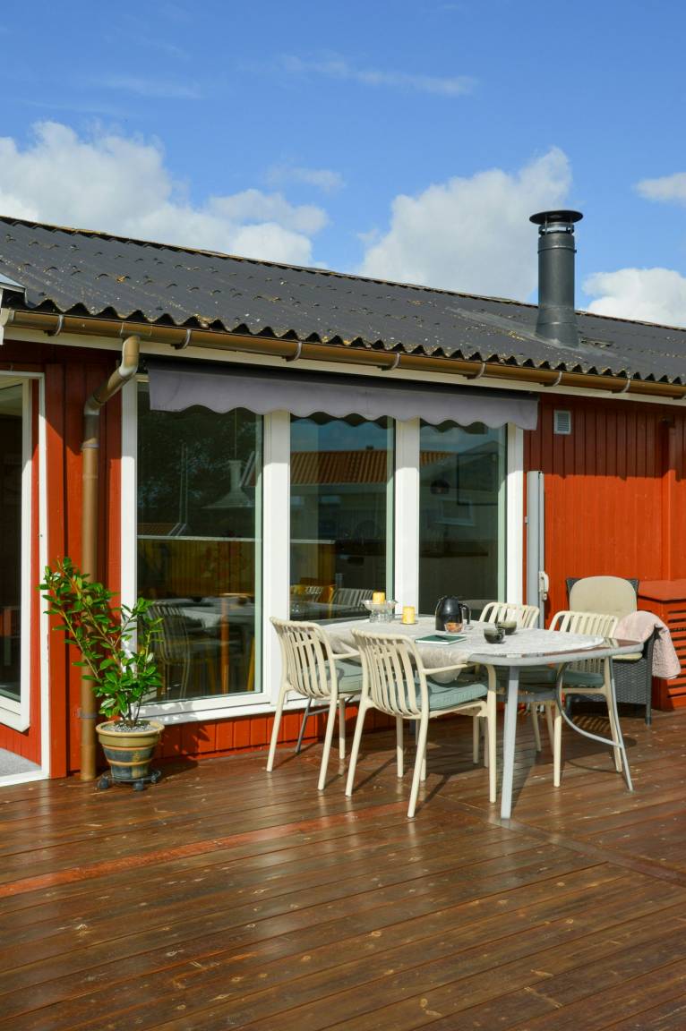 Sommerhus med udsigt til vandet ved Grønsund