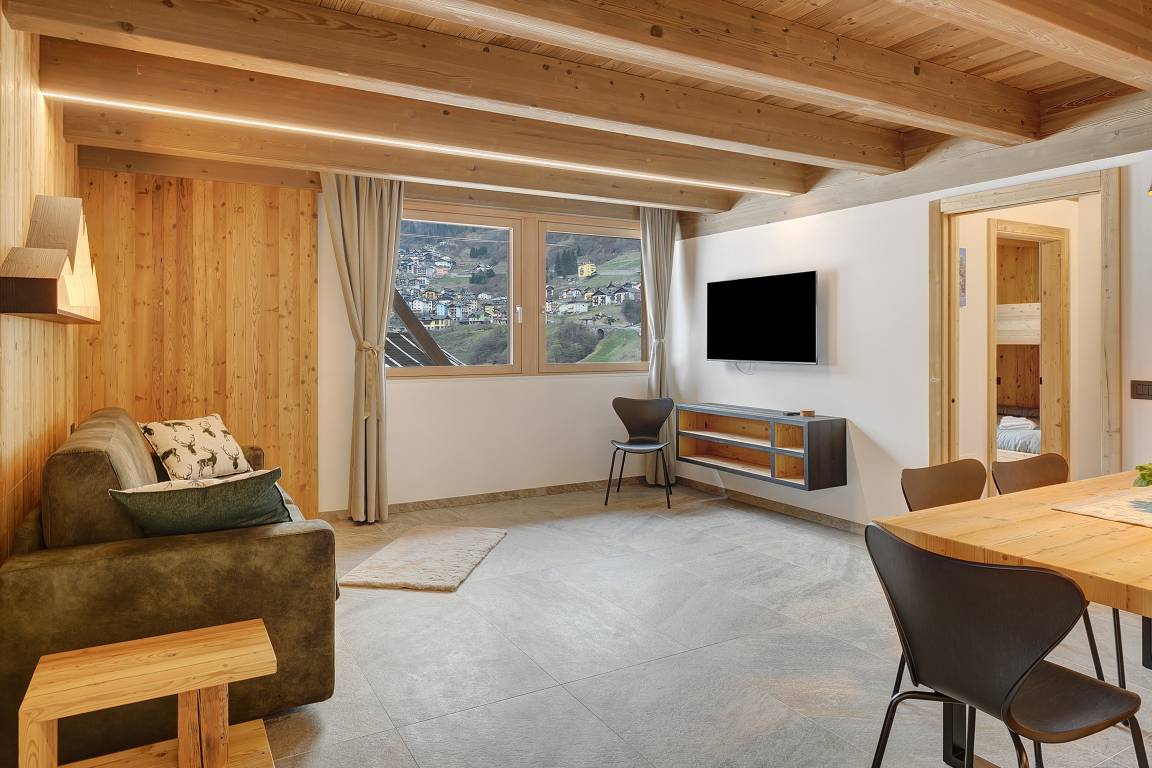 65 M² Apartamento ∙ 2 Habitaciones ∙ 7 Huéspedes - Vermiglio