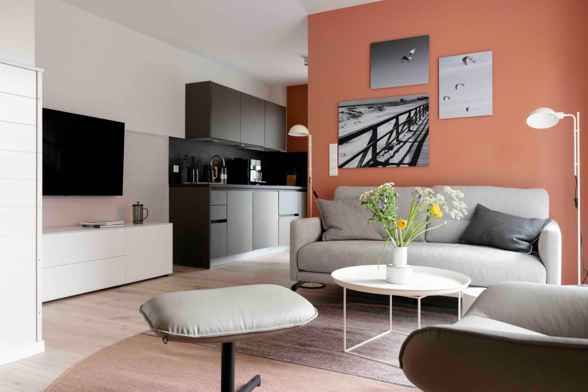 46 M² Ferienwohnung ∙ 1 Schlafzimmer ∙ 2 Gäste - Sankt Peter-Ording